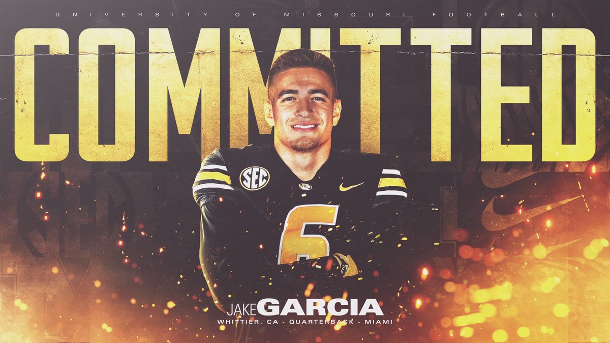 I am very thankful for my time at Miami & the support from the Canes family. Wishing the best to Cane Nation & look forward to supporting from afar. With that being said, I am so grateful for the opportunity to become a Mizzou Tiger & look forward to starting this journey!