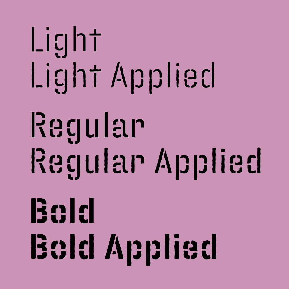 CakeType's tweet photo. NEW RELEASE — Cake Stencil started fifteen years ago as lettering for a logo, and is now ready for general use!

Cake Stencil comes in three weights, each in two styles and supports Latin Extended including Vietnamese and Cyrillic. https://t.co/ay7mUd8G89