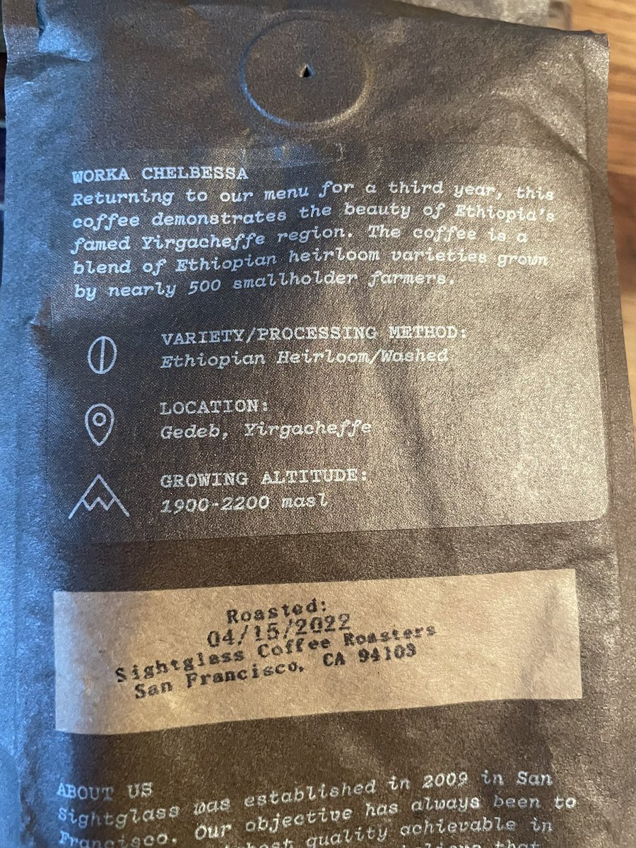 Michael Kovacs (@mk) on Twitter photo OK <a href="/Sightglass/">Sightglass Coffee</a> here goes nothing… 9 months sealed in the freezer… giving birth to pour overs and crossing my fingers for the best 😂 OK <a href="/Sightglass/">Sightglass Coffee</a> here goes nothing… 9 months sealed in the freezer… giving birth to pour overs and crossing my fingers for the best 😂