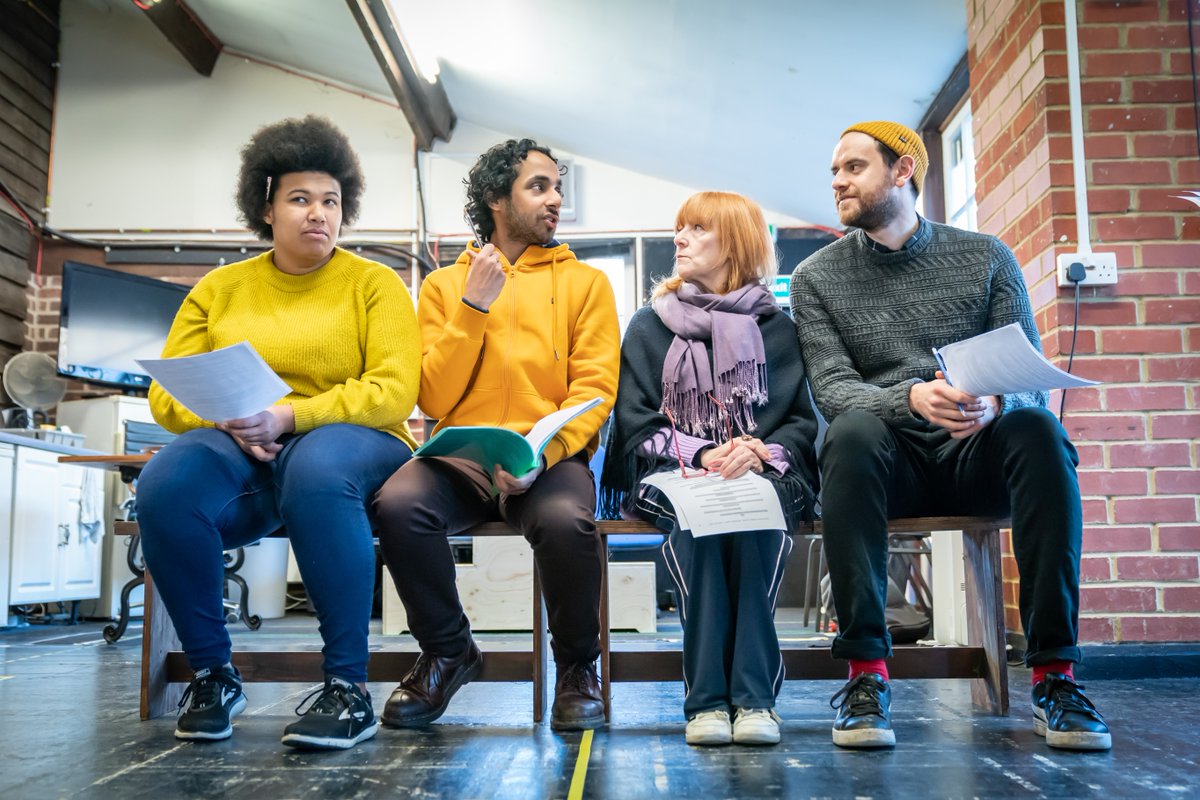 WatermillTh's tweet photo. The first look at rehearsals for Notes from a Small Island by @timwhitnall. Best availability from 20 Feb, book while you can!
Photos by Marc Brenner
3 Feb - 18 Mar, book at https://t.co/q6fzZl1IpQ
#notesfromasmallisland #billbryson #timwhitnall #WatermillTheatre #comedyplay https://t.co/5sr1uxYuST