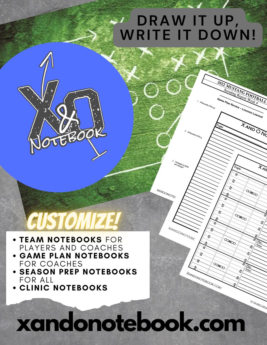 XandONotebook's tweet photo. I am excited about the opportunity to work with @ACEfundraising &amp; @IFBCA to put together a great clinic program for the IFCA Coaches Clinic March 3-4. The program is designed with coaches &amp; sponsors in mind. It will have 50 pages of note taking and play design pages for coaches. https://t.co/HiJXYgBl9X