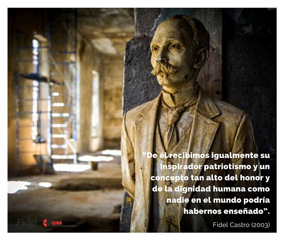 #MartiVive: Aniversario 170 del natalicio de José Marti #JuntarYVencer #CubaViveEnSuHistoria #Cuba #VillaClara