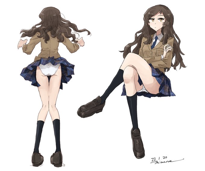 習作。無防備&不意打ち。 