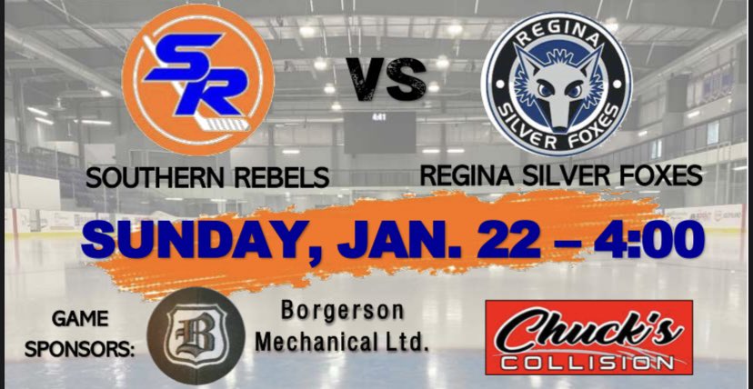 🏒BACK TO BACK Weekend 🥅 for the Rebels at the Southland Co-op Centre as they face the <a href="/YXEwestleys/">Saskatoon Westleys</a> and <a href="/JrB_SilverFoxes/">Regina Silver Foxes</a> 😀 Come cheer us on! 
#juniorhockey @PJHLSask #lifeattherink