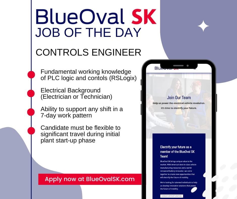 SKOnTennessee's tweet photo. Looking for job? We are hiring! Check out today’s job of the day and more job opportunities at https://t.co/B0Y8KBaIDL. #BlueOvalSK  #BlueOval_TN #BlueOval_KY #jobs #jobopportunity https://t.co/u3If8jsM0k