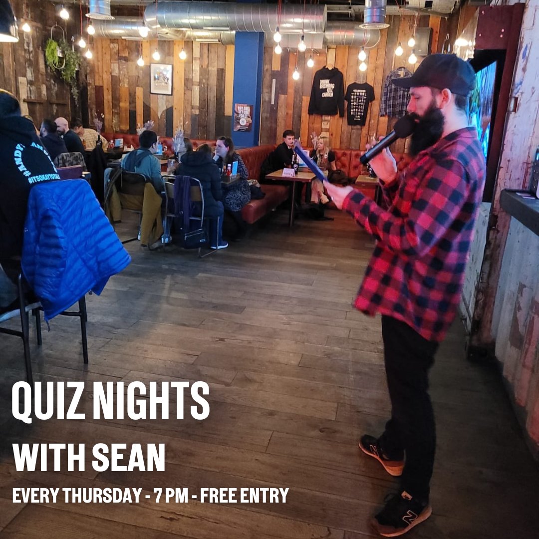 ✨NEW QUIZ NIGHTS✨

Thanks to everyone that came down last night for our quiz! Sean will be hosting a quiz every Thursday from 7 PM going forward.

Bookings online!

#quiz #pubquiz #barquiz #quiznight #craftbeer #brewdog #liverpool #brewdogquiznight