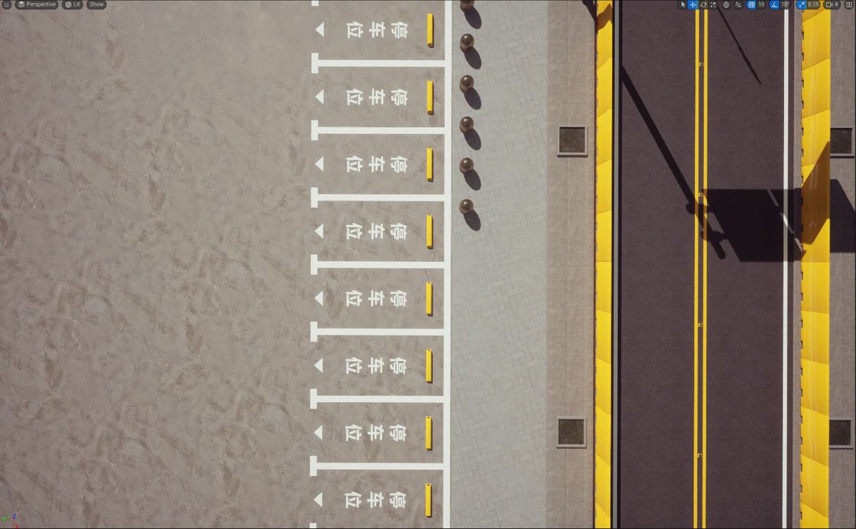 wangtaian's tweet photo. 城市摄影 #ue5 #nanite #gamedev #procedural https://t.co/TmCg6xcmed