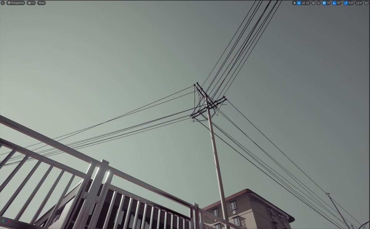 wangtaian's tweet photo. 城市摄影 #ue5 #nanite #gamedev #procedural https://t.co/TmCg6xcmed