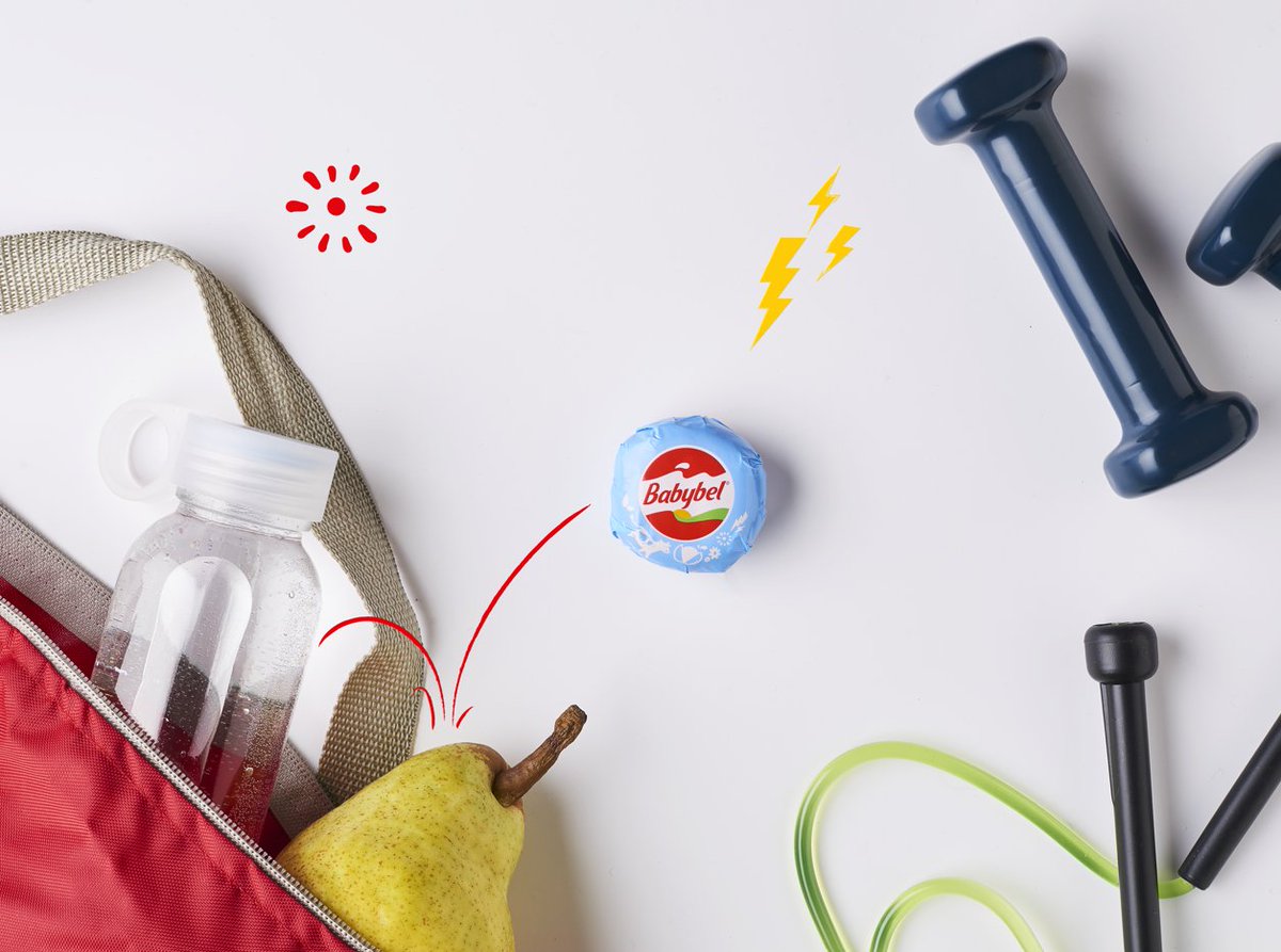 Heading to the gym? - bring #Babybel Light with you for a high-protein #snack with less fat*.

Babybel contains a good source of protein. Protein contributes to a growth in muscle mass as part of a balanced diet and a healthy lifestyle.
*47% less fat than Mini Babybel Original.