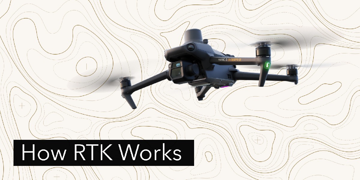 DJIEnterprise's tweet photo. With an RTK drone, surveyors and other kinds of enterprise drone pilots can expect centimeter-level positioning accuracy with each flight.  

Here's how RTK ensures accurate info for getting the job done 👉 https://t.co/K5QO9XI4n9 https://t.co/WNZJicskQt