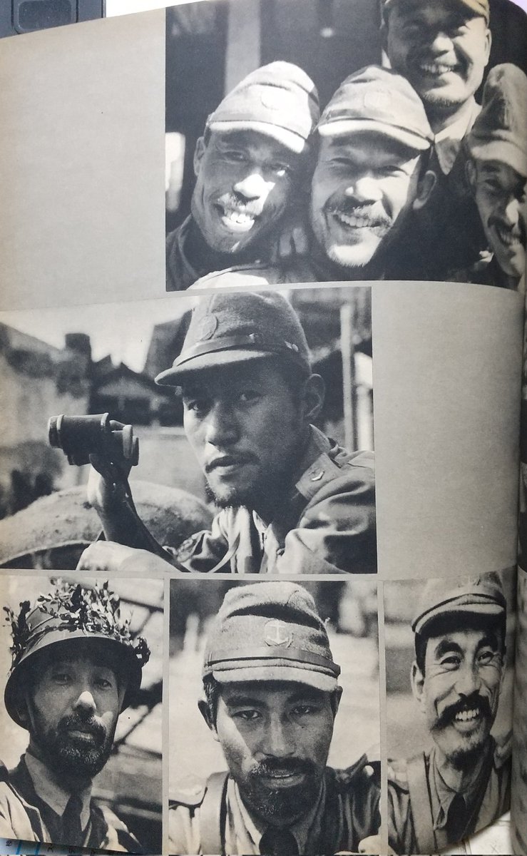 「前線に立たない高級将校はノーカン」と言われた場合の画像も。
第二次上海事変で2ヵ月以上市街戦に従軍した海軍陸戦隊の皆さん。    >RT