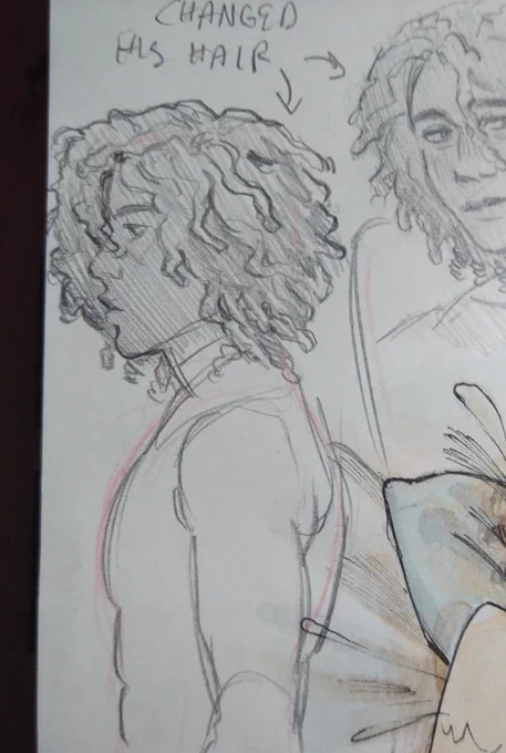 also Casper got a new hairstyle (my finals are over so I get to draw me stuff again :))) 