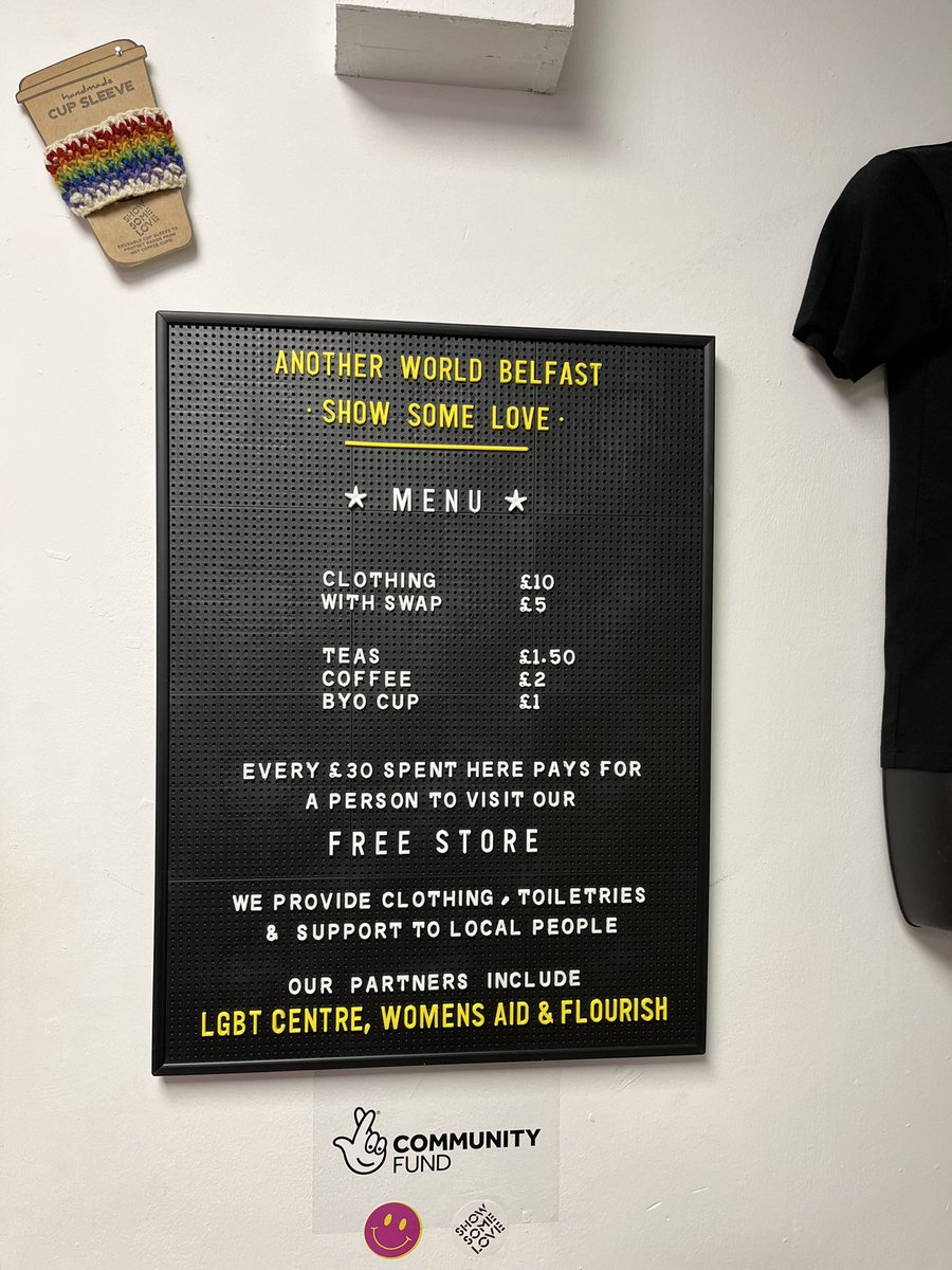 AmandaFBelfast's tweet image. I called into see the @AWBelfast babes. You should check out their Winetavern Street #swapshop #showsomelove #belfast