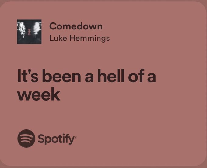 me, every week