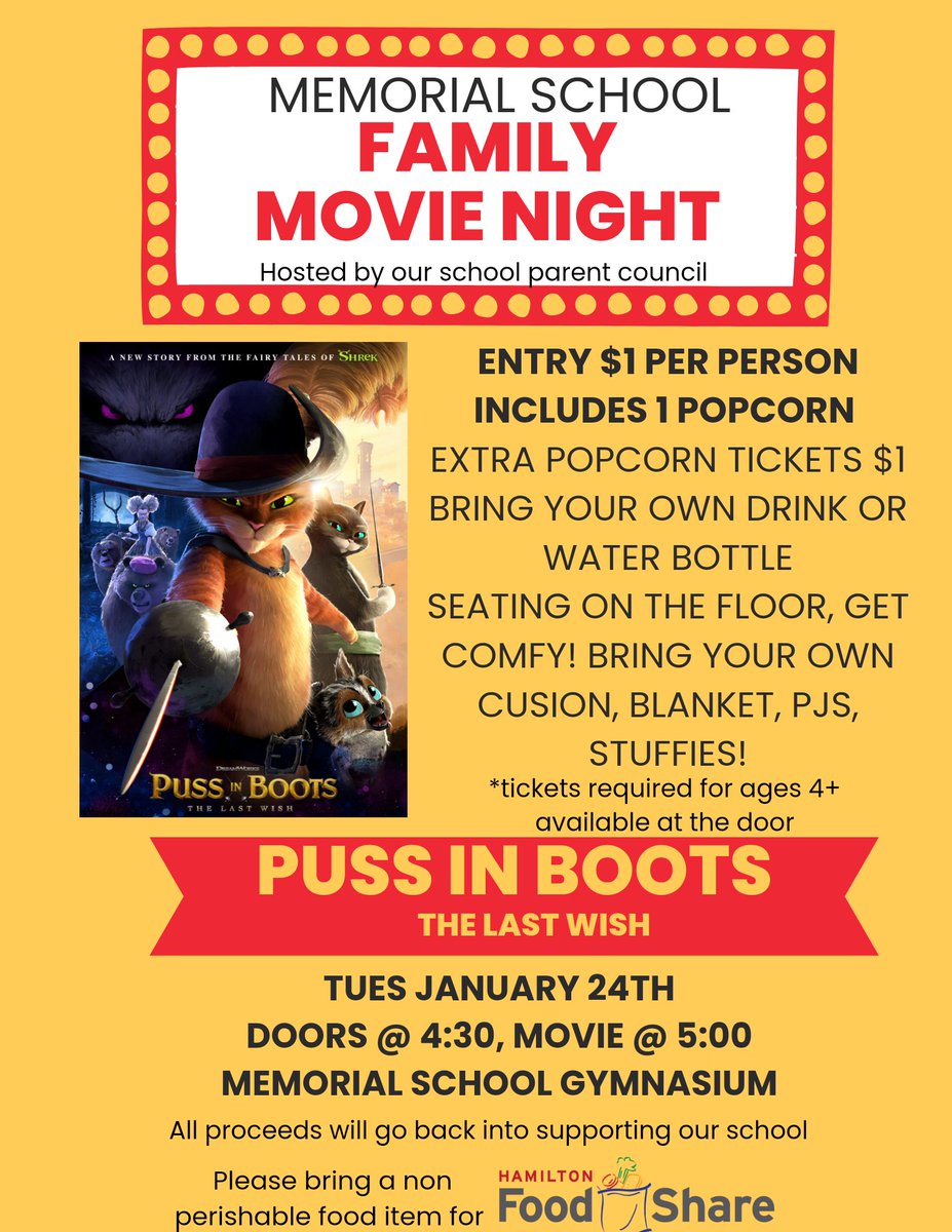Join us for Family Movie Night!