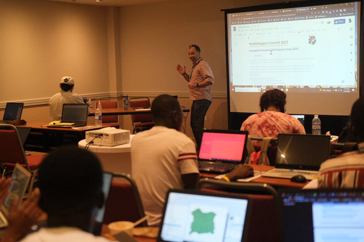 youthmappers's tweet photo. A day was dedicated to advanced technology and professional development. Fellows enhanced their skills in JOSM, QGIS, programming and mapping with AI. Sessions on participatory GIS and qualitative data survey methods improved understanding of community-based data collection. https://t.co/tThWHtTG4h