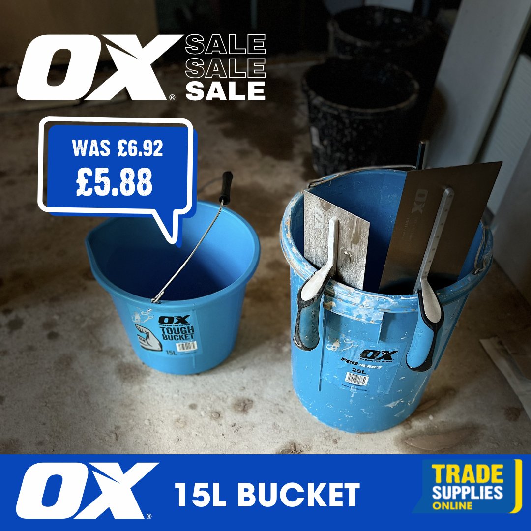 TradeSuppliesOL's tweet image. Don’t forget we have 15% off all OX this week only‼️🔨🔧🪛🛠Ends Sunday at midnight. Shop here: bit.ly/3ISsetM #oxtool #oxtools #oxtoolsuk #tool #tools #eardefenders #chisels #woodworkingtools #tradetools #diy #diytools #mallet #bucket