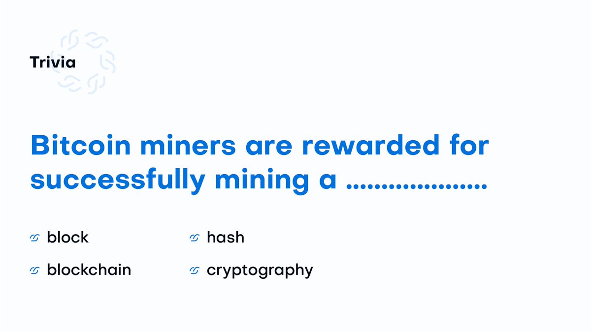 theMariblock's tweet photo. It’s Mariblock Trivia time!
Drop your comments in the replies and retweet to see what others think.
#trivia #mariblock #blockchaintrivia https://t.co/8wGHx3e2fG