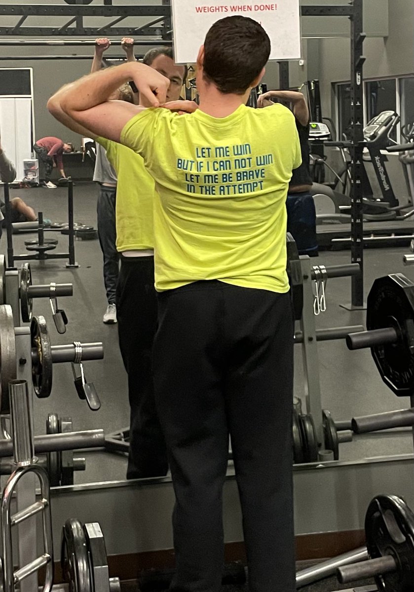 Jonah is ready to compete in Area Powerlifting meet tomorrow!  Let’s go Lazers!