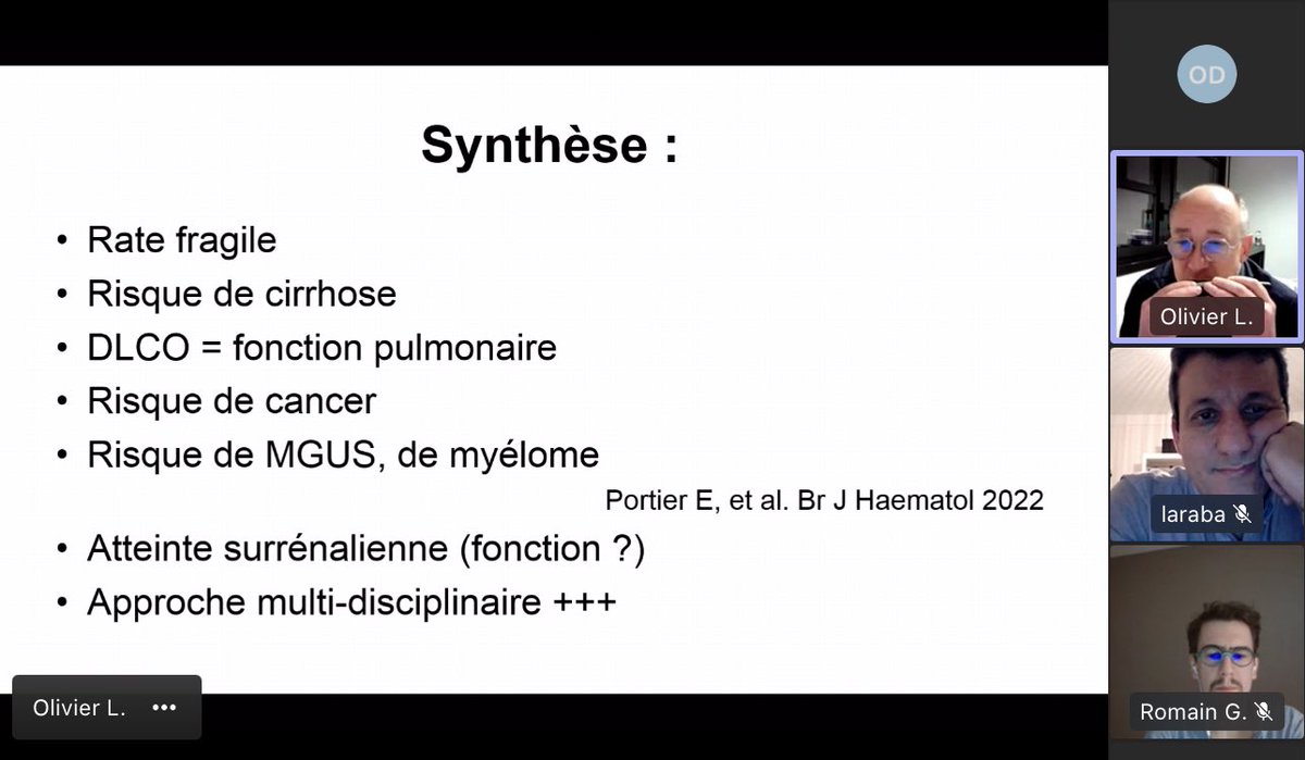 Rupee_Indipexy's tweet photo. 🚨 6th #FYIE 🔑 points : 🚨
Pr Lidove
#Niemann-Pick :
-Hepatosplenomegaly➕ILD➕⬇️ HDL-C➕Cytopenia 🩸
-Rule out other causes ➡️ ASM activity ➡️🧬 sequencing
-ASCEND : Olipudse ➡️ Well tolerated ➕ Efficient
-📈Rate of cancer & MGUS & spleen rupture https://t.co/ubWbBZq7gM