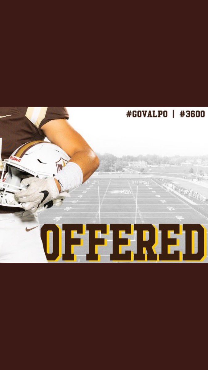 AGTG after a great conversation I am happy to receive my 13 and first D1 offer to Valparaiso University. 

<a href="/RISDAthletics/">Rockwall ISD Sports Marketing</a> 
<a href="/Coach_RJG/">RJ Ghilarducci</a> 
<a href="/CoachLutgens/">Andrew Lutgens</a> 
<a href="/_EliteProspects/">🚨Elite Prospects🚨</a> 
@Coach_Lee_Show 
<a href="/MattClareRivals/">Matt Clare 🌵</a> 
<a href="/valpoufootball/">Valpo Football</a> 
<a href="/MikeRoach247/">Mike Roach</a> 
@GHamilton_On3 
<a href="/TXTopTalent/">TX TOP TALENT</a>