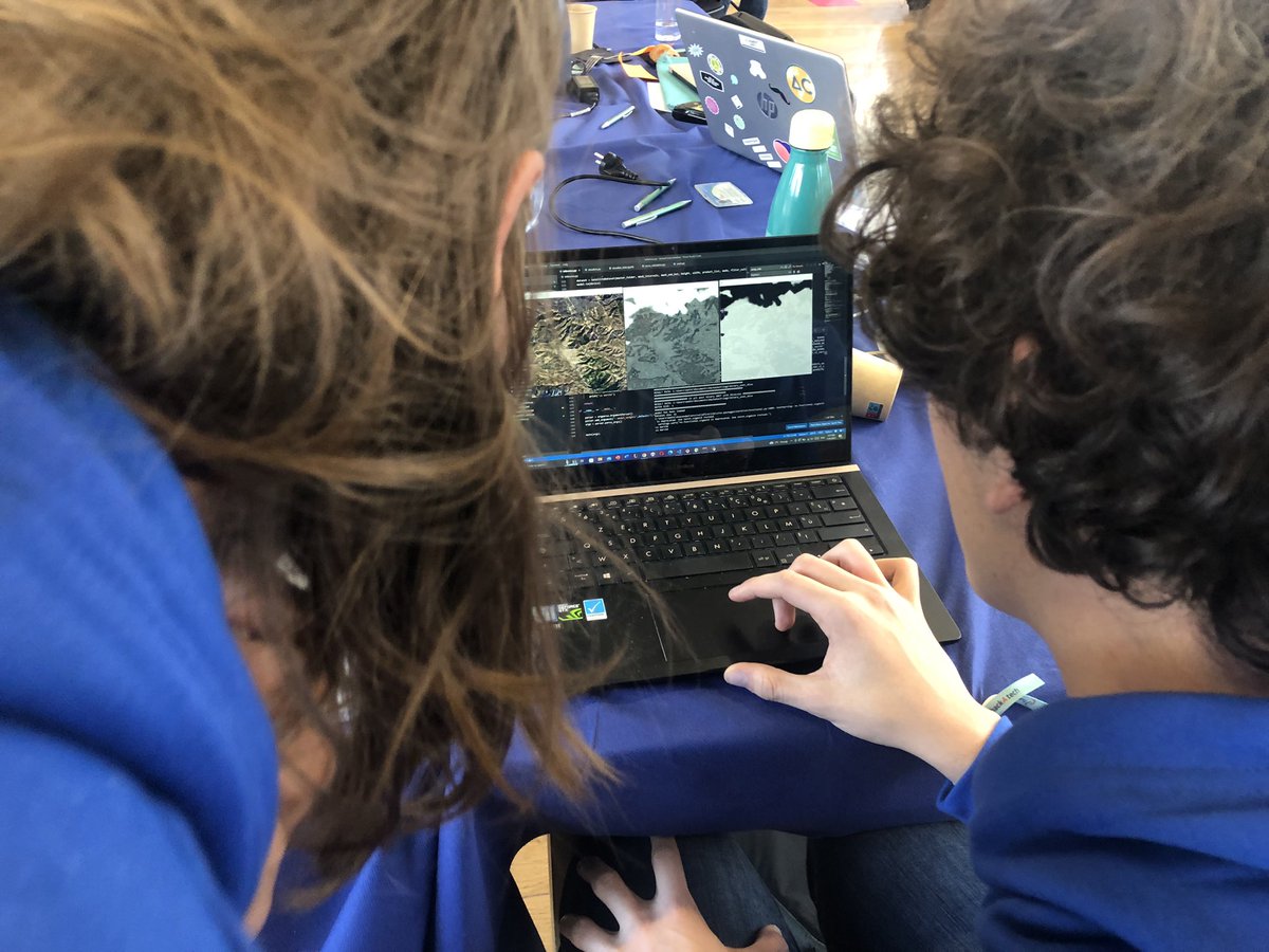 luciofaso's tweet image. #hackatech2023 #grenoble #inria Eureka!! at 15.38, we already have a working prototype that predicts wildfire area from #sentinel2 satellite data!