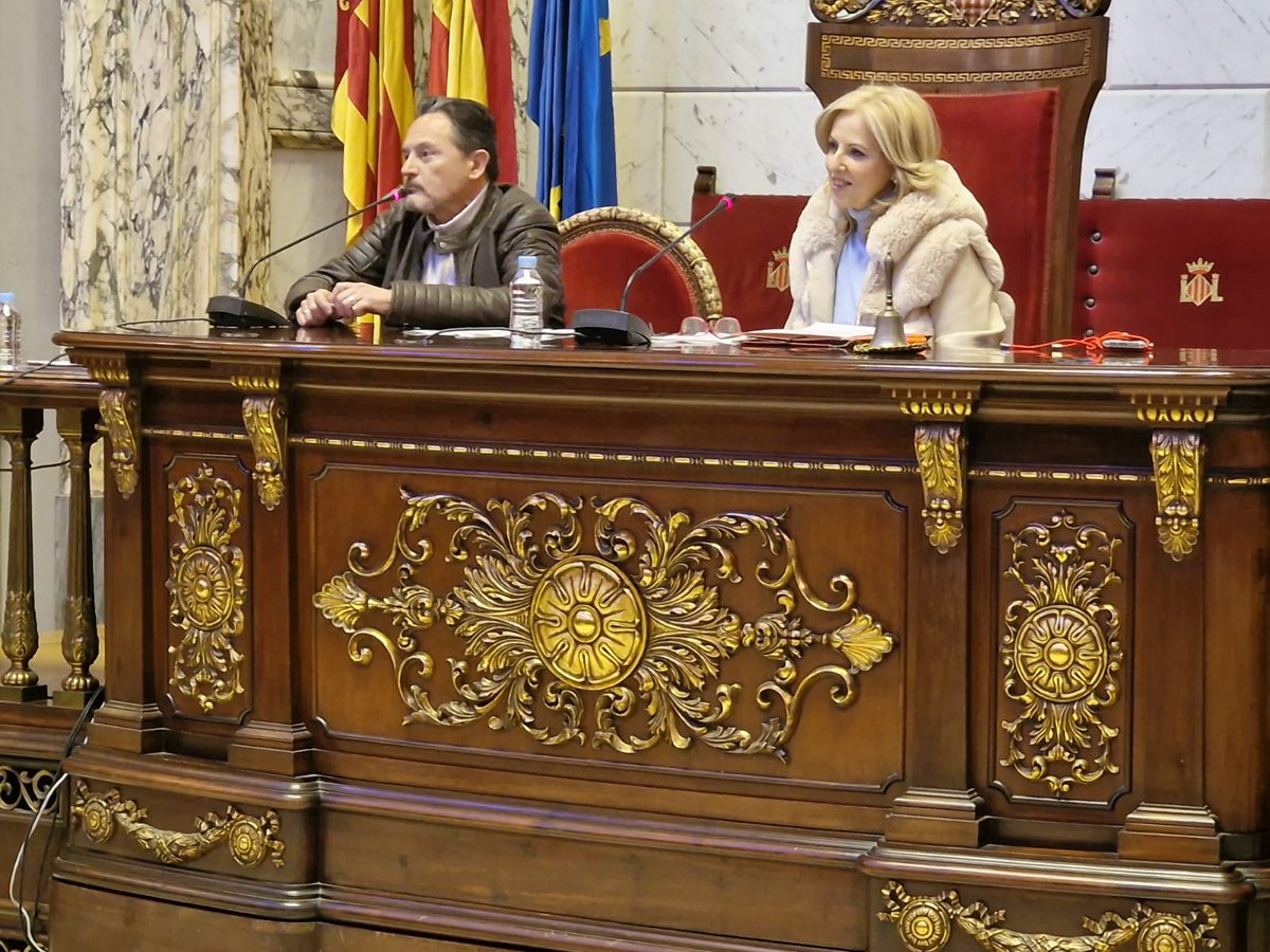 Sesión para constituir la nueva Junta de Personal del Ajuntament de València donde Arantxa Millán ha sido elegida presidenta de la misma. UGT-Sección Sindical Ajuntament de València.