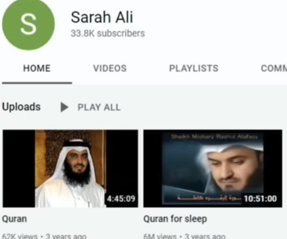 hey everyone! pls if you listen to Quran on youtube avoid this channel at all costs , i’ll explain in this thread