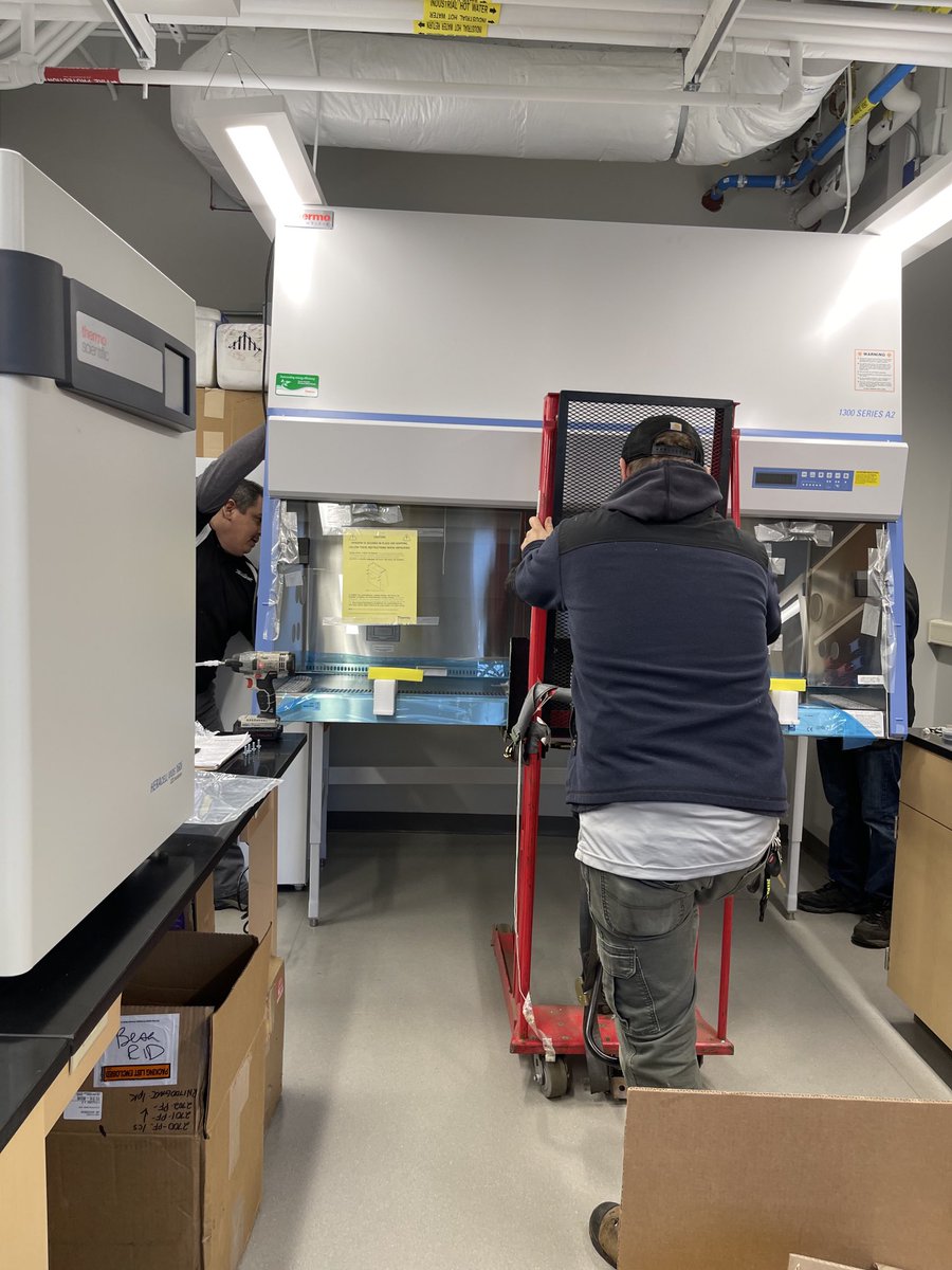Xhabija Lab getting all setup!!! ⁦<a href="/UMDearbornCASL/">UM-Dearborn CASL</a>⁩