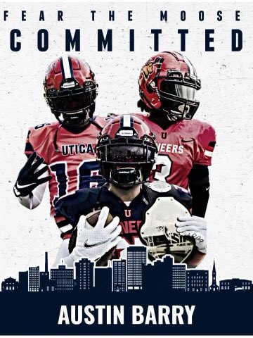 110% committed!! 🟠🔵 beyond excited for this opportunity! #fearthemoose #uticaguy @CoachFaggiano @Utica_Football @CoachClowes @CoachGerbino
