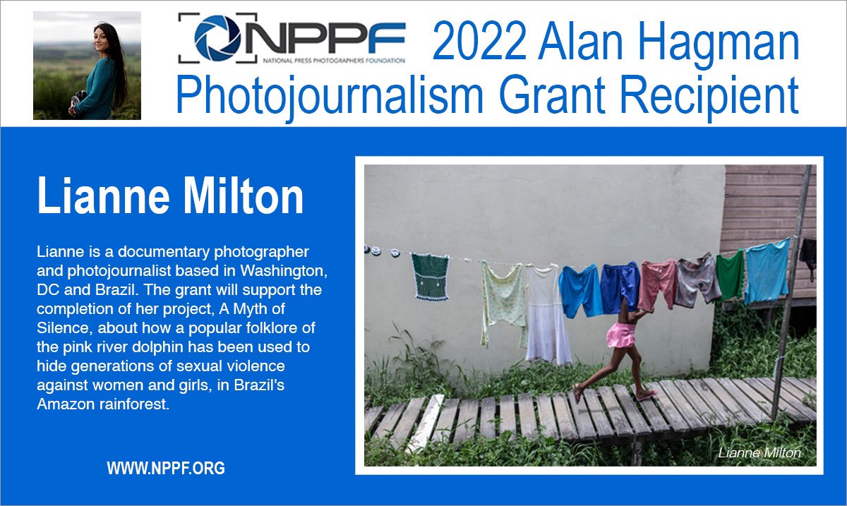National Press Photographers Foundation (@nppfscholars) on Twitter photo NPPF awards the 2022 Alan Hagman Photojournalism Grant to Lianne Milton. Read more about Lianne Milton and see her work: NPPF.org #Photojournalism <a href="/NPPFScholars/">National Press Photographers Foundation</a> NPPF awards the 2022 Alan Hagman Photojournalism Grant to Lianne Milton. Read more about Lianne Milton and see her work: NPPF.org #Photojournalism <a href="/NPPFScholars/">National Press Photographers Foundation</a>