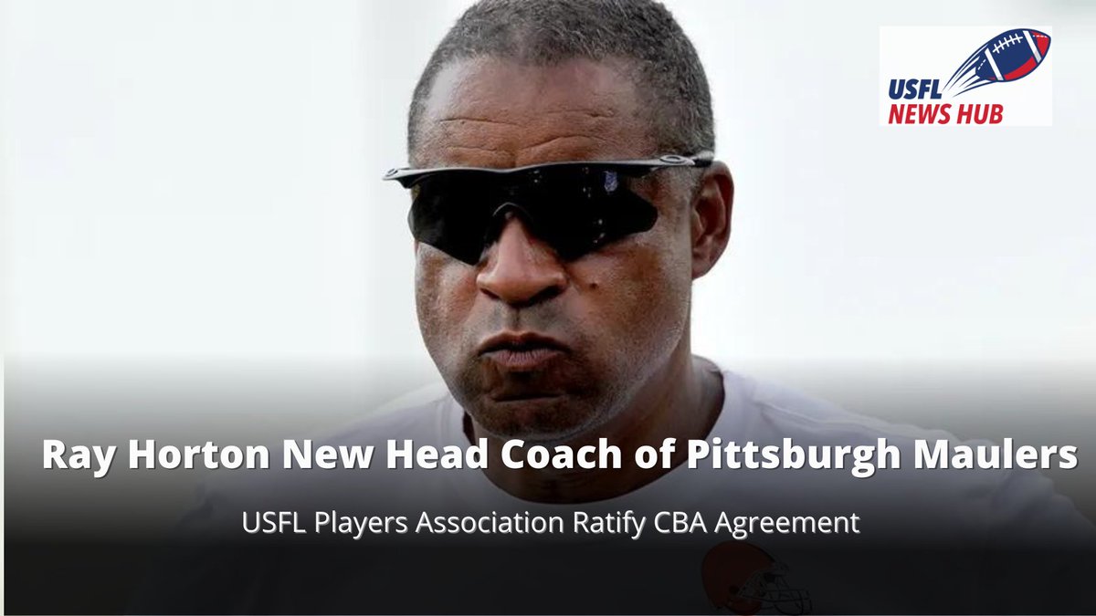 TheUSFLNewsHub's tweet photo. Ray Horton New Head Coach of Pittsburgh Maulers, USFL Players Association Ratify CBA Agreement (via Mark Perry) https://t.co/ozaVBrQFtI #USFL #USFL2022 #AltFootball #USFLPodcast https://t.co/aQv1NzFc4c