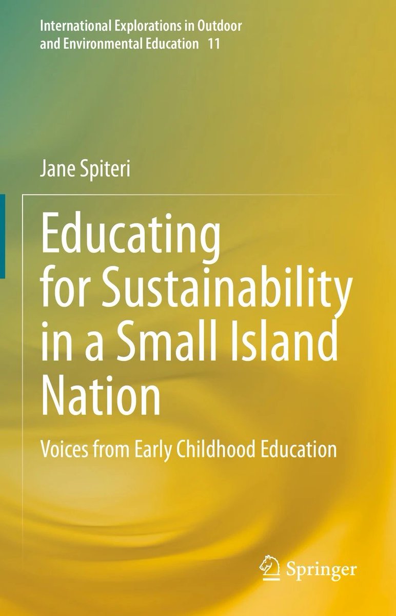 It’s publication day for my new book “Educating for Sustainability in a Small Island Nation: Voices from Early Childhood Education”. #earlychildhoodeducation #Sustainability #environmentaleducation #smallislands #colonialism #SDG4 #ESD #ECEfS link.springer.com/book/10.1007/9…