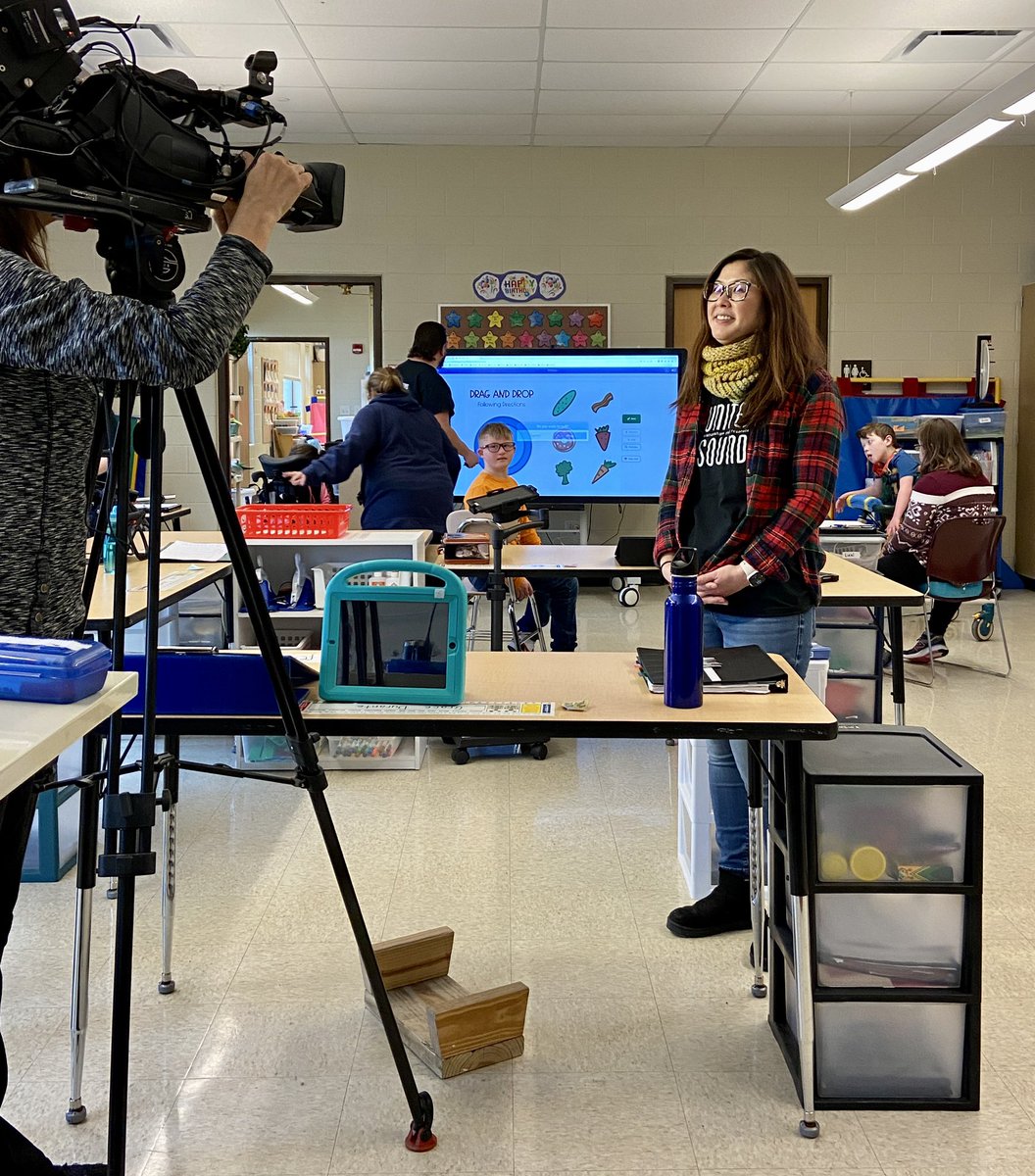 Thanks <a href="/ErinIvoryWGN/">Erin Ivory</a>  &amp; Audrey Payne for visiting our United Sound program at Creekside Middle School. Story scheduled to air Jan 26 on 4 &amp; 6 pm <a href="/WGNTV/">WGNTV</a> newscasts!