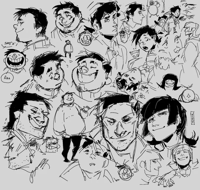 Day 1 of trying to make Bob not look a bag of potatoes in a realistic style 
Seems a long path to walk 
(Don't mind the second image, you've seen nothing) 
[Unpopular opinion, Frank is so ugly /lh] 

#spookymonth #spookymonthfanart #SpookyMonthBob #Spookymonthkevin 