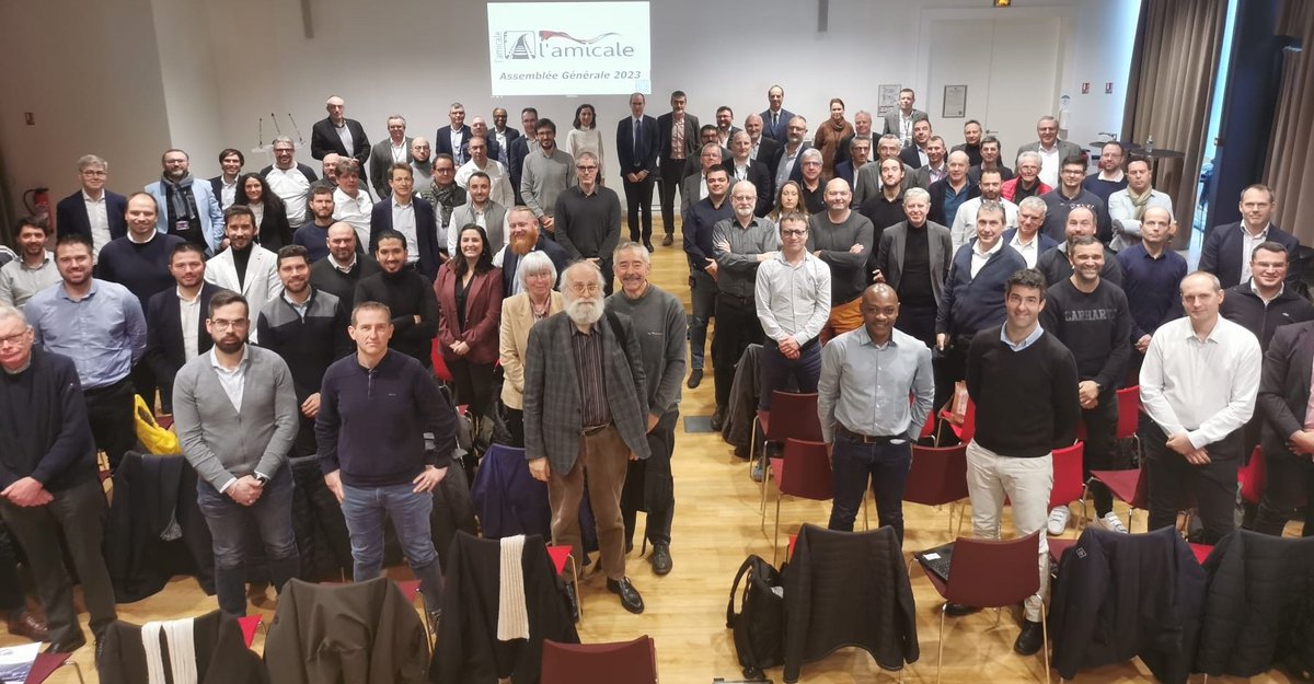 L'assemblée générale de l'Amicale <a href="/EscvEsci/">Amicale ESCV/ESCI/SUP'RESEAU</a> se termine après des échanges passionnants avec Matthieu Chabanel <a href="/chabanelm/">Matthieu Chabanel</a> Olivier Bancel, Misoo Yoon, <a href="/AnnePalmier/">Anne-Marie Palmier</a> <a href="/RenaultFrank/">Frank Renault</a> afin de "Donner le meilleur de soi-même pour réussir ensemble" <a href="/SNCFReseau/">SNCF Réseau</a>