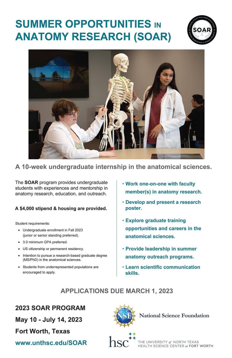 melmbeasley's tweet photo. Hey #anth215forensic students! If you are more interested in anatomy rather than archaeology field opportunities, check out this @NSF program! https://t.co/AdTrjX21oi