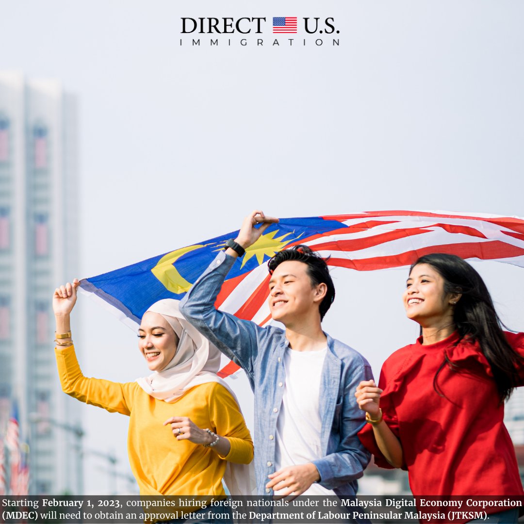 🇲🇾 Malaysia alert: Companies must register under the appropriate sector or industry with the JTKSM, specific to the immigration category of the foreign national they are seeking to hire.