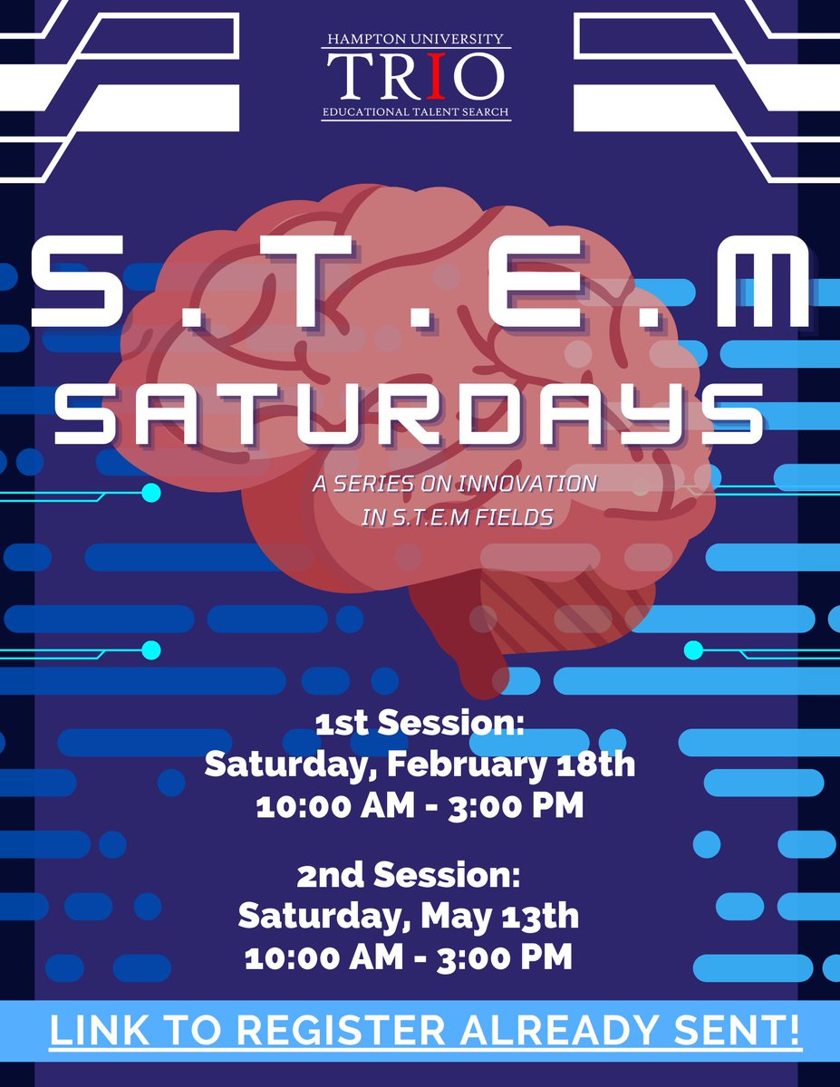 HUTalentSearch's tweet photo. #talentsearch families! An email was just sent with the details on our ETS #STEM Saturdays series! We are partnered with the TIES Teaching Institute for Excellence in STEM to carry out in-person, hands-on, in-depth projects (first session is focused on rocket launching). https://t.co/eM6CzghKWW