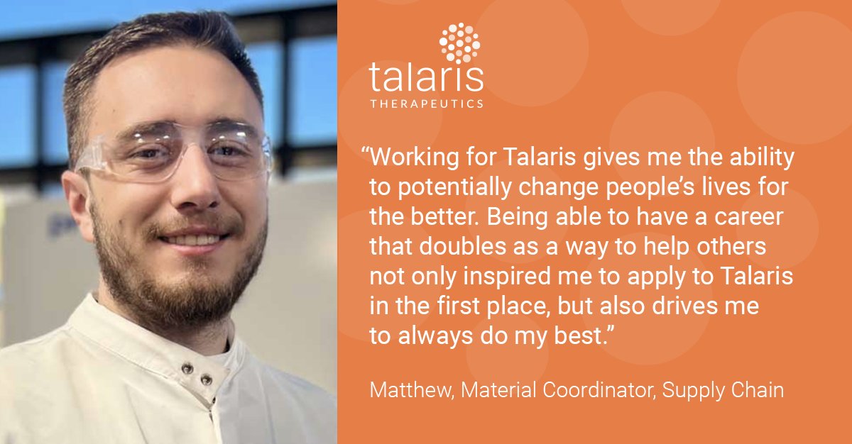 Empowered. 
Compassionate.
Energized.
Revolutionary. 

These are the four core values #TeamTalaris embodies every day as we continue harnessing the power of immune tolerance to improve people’s lives. 

Learn more about Talaris’ culture at: bit.ly/3PjWT49