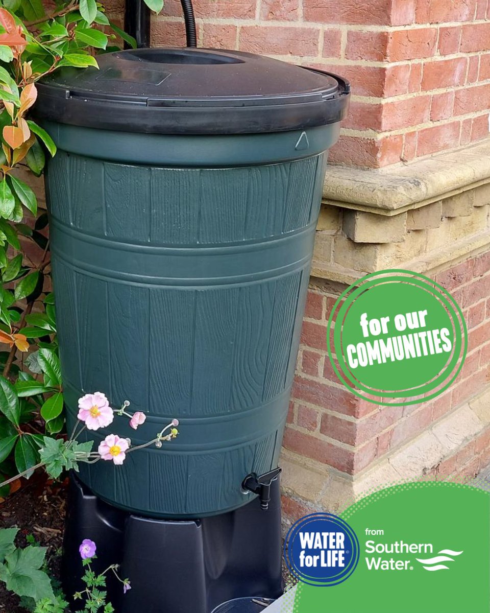 SouthernWater's tweet photo. Did you know it costs £2.60 per litre to build more #Stormwater storage, compared to 12p per litre to install a water butt?
And we could fit one for you for free with one of our water-saving home visits. See if you qualify for one: https://t.co/GK5tVTYvzq #FridayFigures https://t.co/qVqvu6BH7n