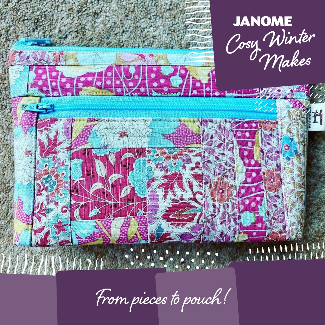 JanomeUK's tweet photo. This fantastic #DevonPouch takes scraps to success with a fantastic entry to our #CosyWinterMakes competition 🤩
Fancy the chance to #win a special Janome #prize? Head to our pinned post for all the details 🥰
Credit 📸 https://t.co/BzeLpFYHf4 https://t.co/0sMyIQtCHp