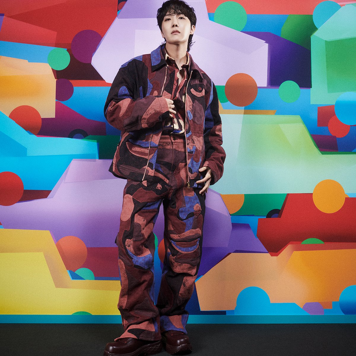 Louis Vuitton on X: #jhope as House Ambassador. The  rapper-singer-songwriter, and music producer is photographed wearing # LouisVuitton. #BTS  / X