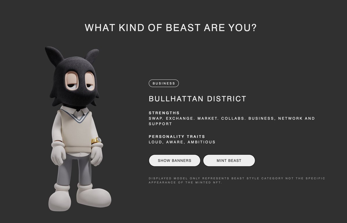 sir_nony's tweet photo. Filled this out right after I was given #beastlist in the discord. Suits me pretty perfectly. Hoping I get to mint my #bullhattandistrict #AKCB @akidcalledbeast @Rafsby @NFT_youssef10 @memexbby
What #beasthood are you??? https://t.co/8CBBGtktoz