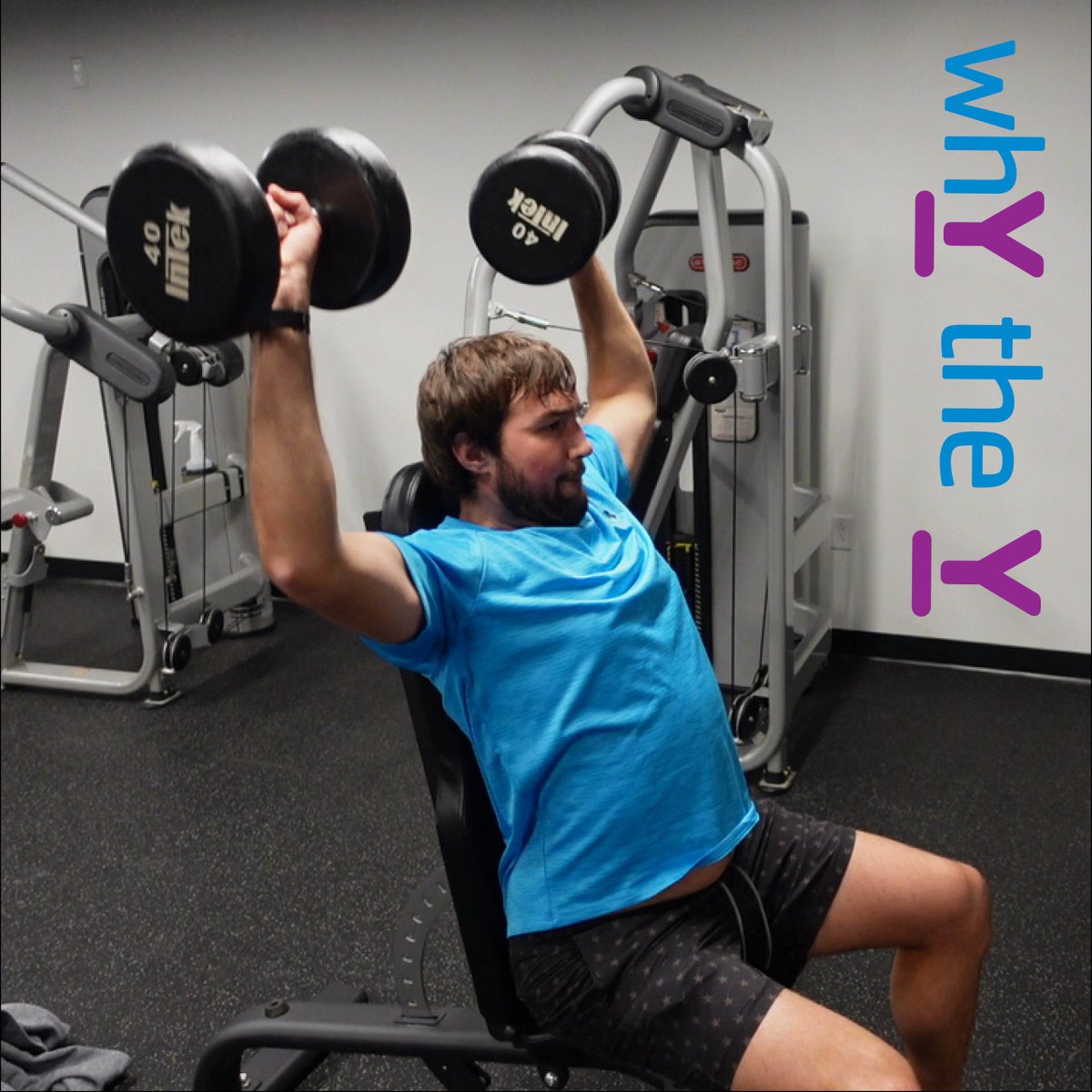 YMCARochester's tweet photo. "In middle school, I used to swim at a small YMCA in Washington, PA. ... It's nice to kind of come home and continue to get workouts in at the Y." You'll always have a home here with us, Andy 🏋️‍♂️ #WhyTheY https://t.co/MvILJ89qz6