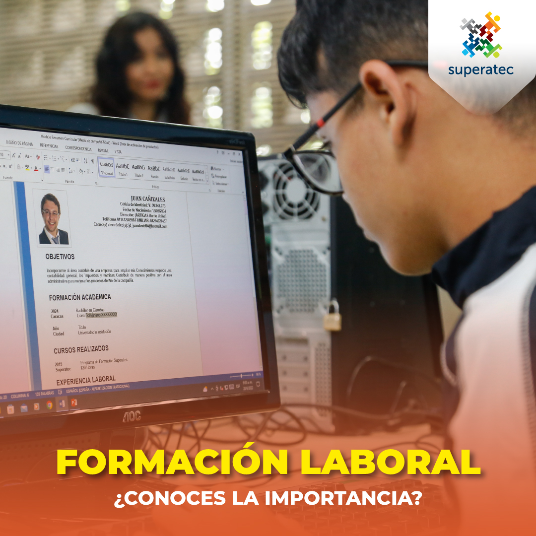 SUPERATEC's tweet photo. Potenciar nuestras habilidades y capacidades técnicas nos permiten posicionarnos en el mercado laboral frente a otros aspirantes. 

En Superatec disponemos de distintos Programas que incluyen formación laboral, deseamos que satisfagas tus necesidades. Y tú ¿te animas? https://t.co/10RudaHnAn