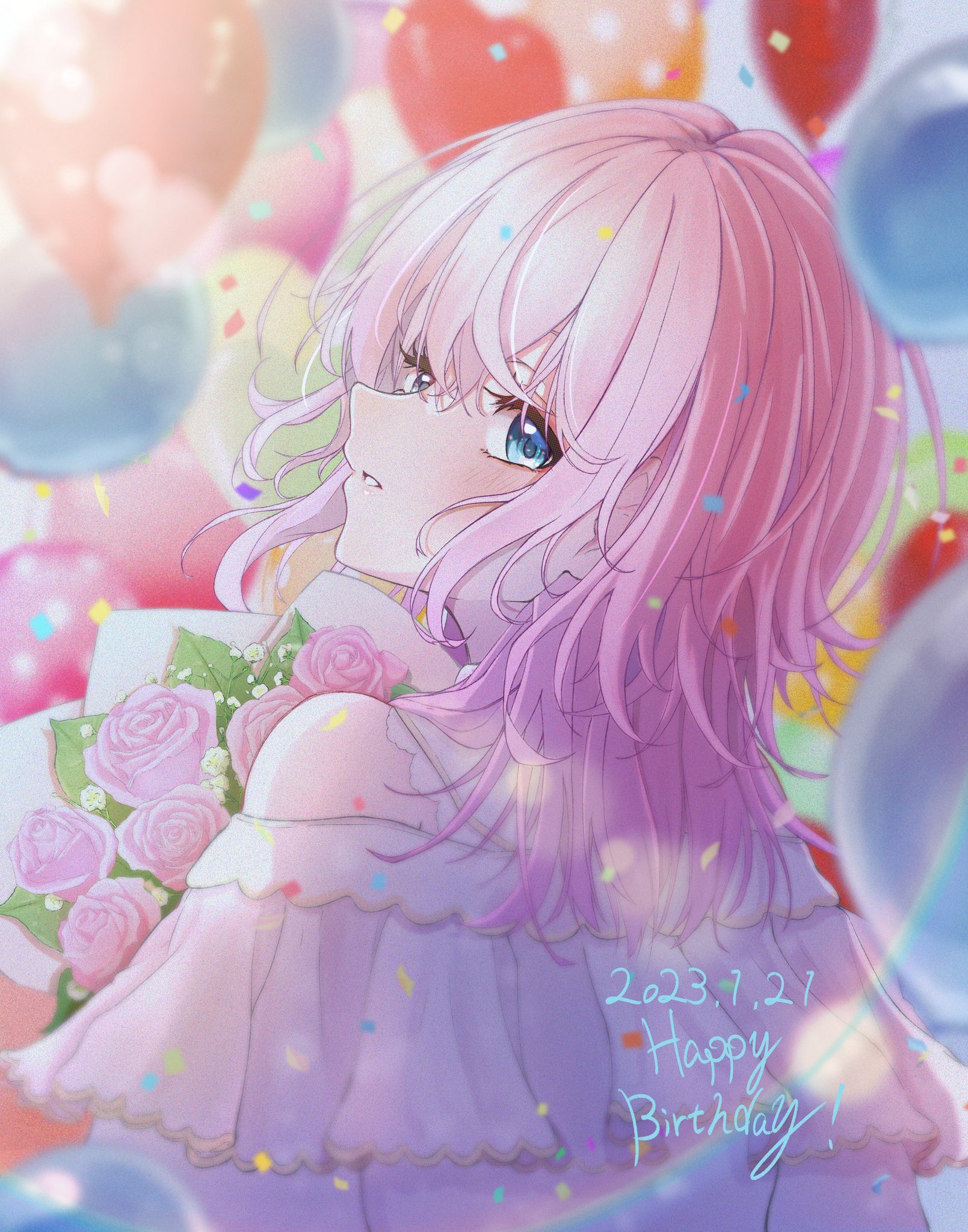 ふるさと納税 夕陽リリ 誕生日 2021 タペストリー キャラクターグッズ