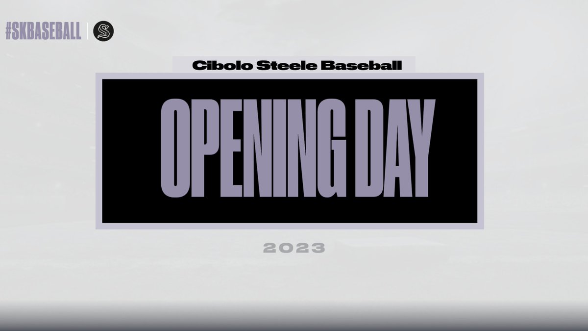 Baseball is back! Happy #OpeningDay from Steele Baseball.