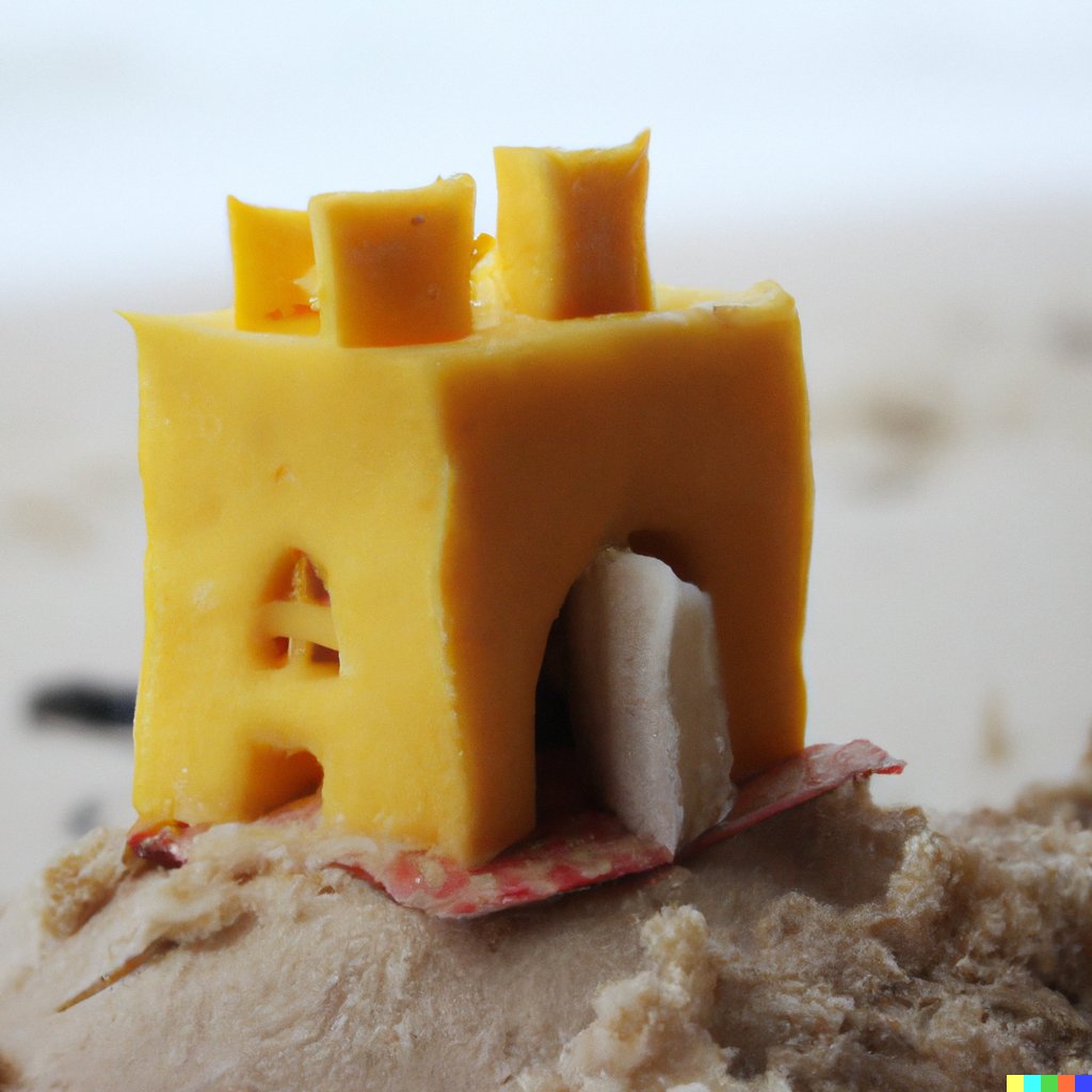 In honour of #nationalcheeseloversday we've generated some houses made of cheese using AI 🧀

... they're interesting to say the least 😅

#cheese #realestate #cheesy