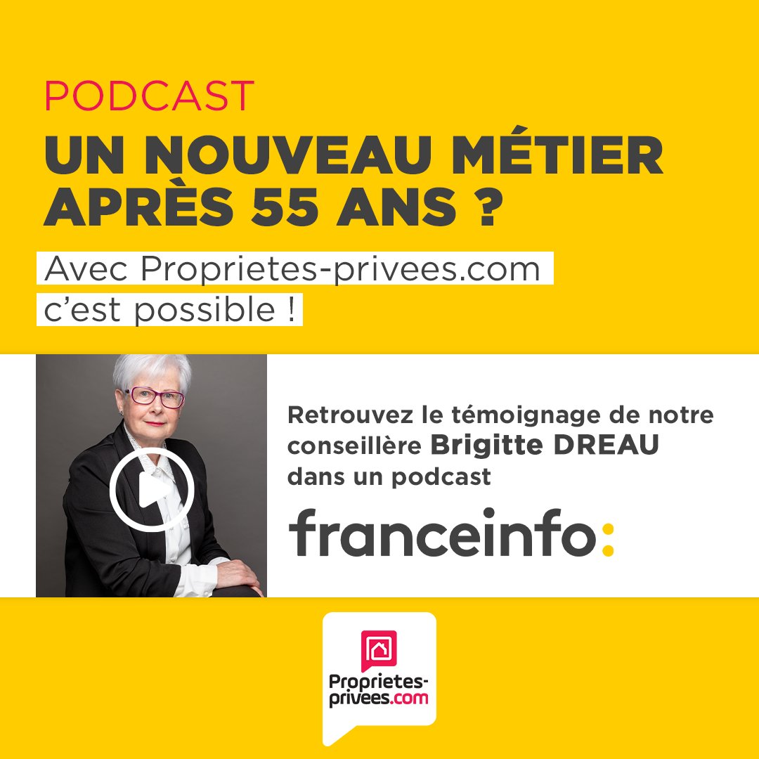 ⏯️ [PODCAST]
<a href="/franceinfoplus/">franceinfoplus</a> s'intéresse à la nouvelle initiative HAPPY SILVER que lance Proprietes-privees.com !
Vous avez plus de 55 ans ?
👉 Découvrez le témoignage de notre conseillère du Finistère dans ce podcast à écouter, récouter et partager : lp.proprietes-privees.org/offre-seniors.